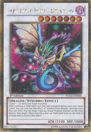 Ancient Pixie Dragon | Premium Gold | PGLD-EN006 | Gold Secret Rare | 1st