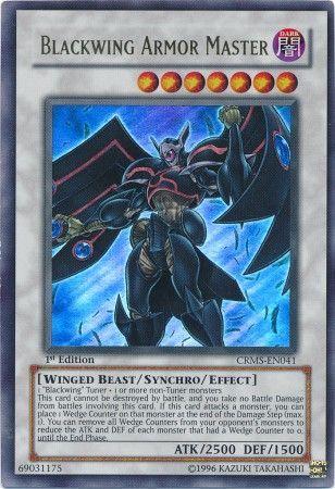 Blackwing Armor Master | Crimson Crisis | CRMS-EN041 | Ultra Rare | 1st