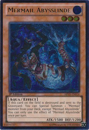 Mermail Abysslinde | Abyss Rising | ABYR-EN014 | Ultra Rare | 1st