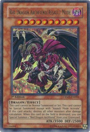 Red Dragon Archfiend/Assault Mode | Crimson Crisis | CRMS-EN004 | Ultra Rare | 1st