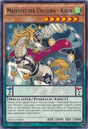Majespecter Unicorn - Kirin | Dimension of Chaos | DOCS-EN029 | Rare | 1st