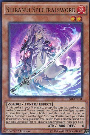 Shiranui Spectralsword | Breakers of Shadow | BOSH-EN031 | Ultra Rare | 1st