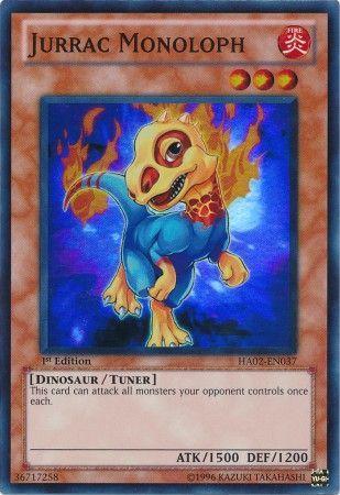 Jurrac Monoloph | Hidden Arsenal 2 | HA02-EN037 | Super Rare | 1st