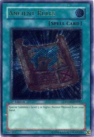 Ancient Rules | Strike of Neos | STON-EN037 | Ultimate Rare | 1st