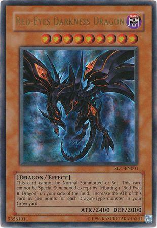 Red-Eyes Darkness Dragon | Structure Deck: Dragon's Roar | SD1-EN001 | Ultra Rare