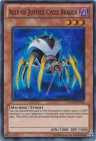 Ally of Justice Cycle Reader | Hidden Arsenal 3 | HA03-EN052 | Super Rare