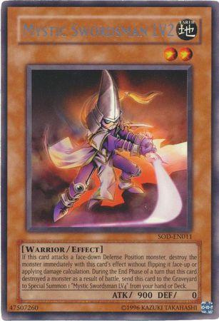 Mystic Swordsman LV2 | Soul of the Duelist | SOD-EN011 | Rare Ultimate Rare