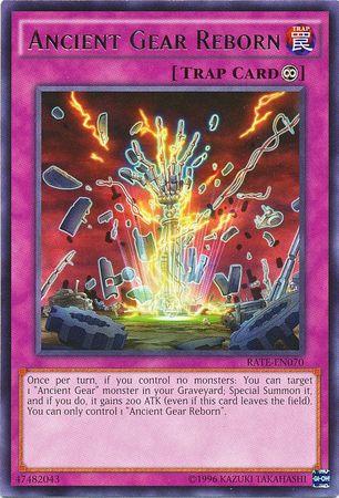 Ancient Gear Reborn | Raging Tempest | RATE-EN070 | Rare