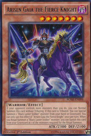 Arisen Gaia the Fierce Knight | Breakers of Shadow | BOSH-EN098 | Rare | 1st