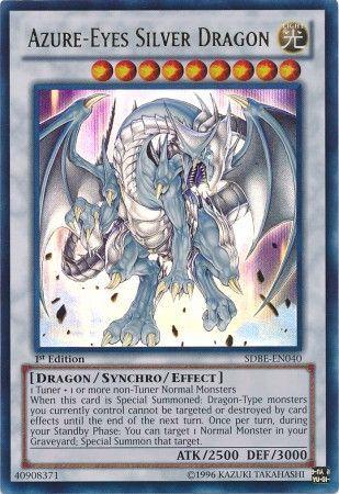 Azure-Eyes Silver Dragon | Saga of Blue-Eyes White Dragon Structure Deck | SDBE-EN040 | Ultra Rare | 1st