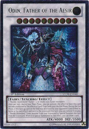 Odin, Father of the Aesir | Storm of Ragnarok | STOR-EN040 | Ultimate Rare | 1st