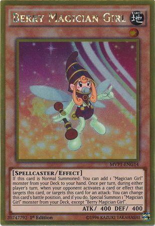 Berry Magician Girl | Yu-Gi-Oh! The Dark Side of Dimensions Movie Pack | MVP1-ENG14 | Gold Rare | 1st