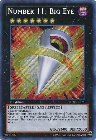 Number 11: Big Eye | Galactic Overlord | GAOV-EN090 | Secret Rare | 1st