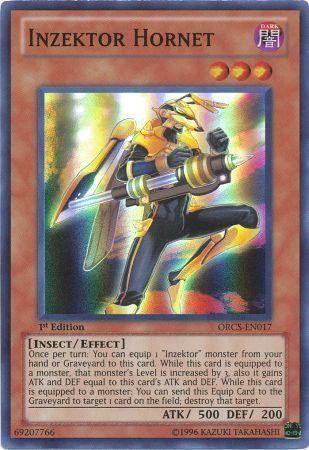 Inzektor Hornet | Order of Chaos | ORCS-EN017 | Super Rare | 1st