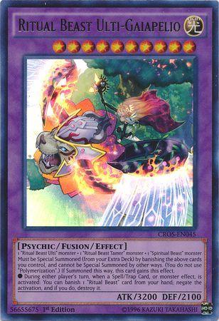 Ritual Beast Ulti-Gaiapelio | Crossed Souls | CROS-EN045 | Ultra Rare | 1st