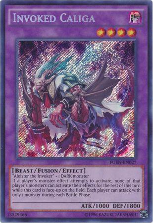 Invoked Caliga | Fusion Enforcers | FUEN-EN027 | Secret Rare