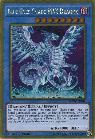 Blue-Eyes Chaos MAX Dragon | Yu-Gi-Oh! The Dark Side of Dimensions Movie Pack | MVP1-ENG04 | Gold Rare | 1st
