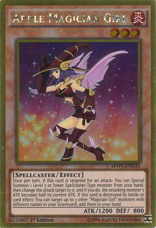Apple Magician Girl | Yu-Gi-Oh! The Dark Side of Dimensions Movie Pack | MVP1-ENG15 | Gold Rare | 1st