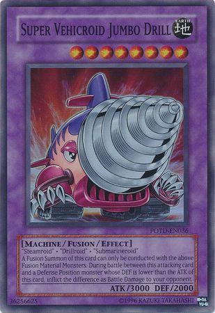 Super Vehicroid Jumbo Drill | Power of the Duelist | POTD-EN036 | Super Rare