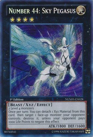 Number 44: Sky Pegasus | Number Hunters | NUMH-EN028 | Secret Rare | 1st