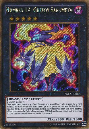 Number 14: Greedy Sarameya | Premium Gold: Return of the Bling | PGL2-EN017 | Gold Secret Rare