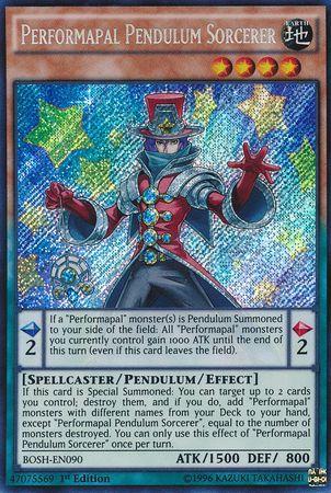 Performapal Pendulum Sorcerer | Breakers of Shadow | BOSH-EN090 | Secret Rare | 1st