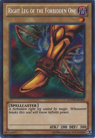 Right Leg of the Forbidden One | Legendary Collection 3: Yugi's World Mega Pack | LCYW-EN302 | Secret Rare