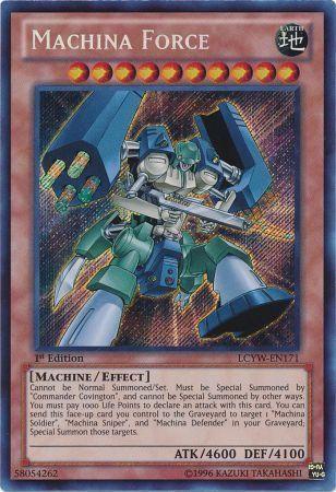 Machina Force | Legendary Collection 3: Yugi's World Mega Pack | LCYW-EN171 | Secret Rare | 1st