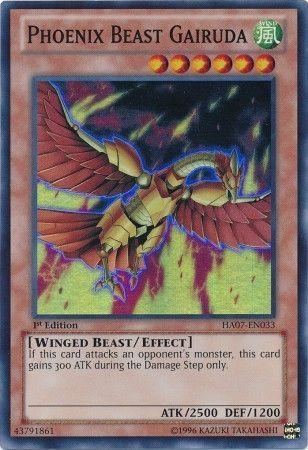 Phoenix Beast Gairuda | Hidden Arsenal 7: Knight of Stars | HA07-EN033 | Super Rare | 1st
