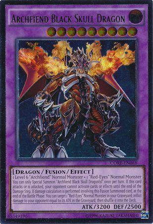 Archfiend Black Skull Dragon | Clash of Rebellions | CORE-EN048 | Ultimate Rare