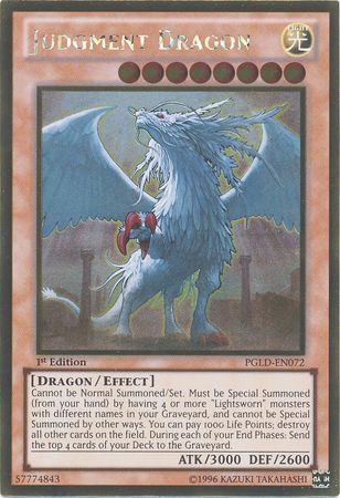 Judgment Dragon | Premium Gold | PGLD-EN072 | Gold Rare | 1st