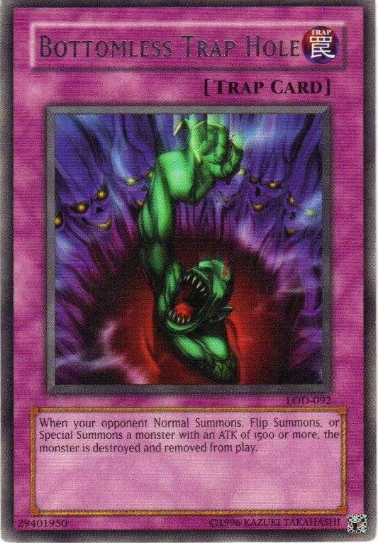 Bottomless Trap Hole | Legacy of Darkness | LOD-092 | Rare