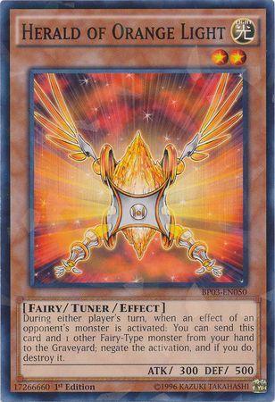 Herald of Orange Light | Battle Pack 3: Monster League | BP03-EN050 | Shatterfoil Rare | 1st
