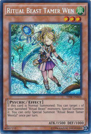 Ritual Beast Tamer Wen | The Secret Forces | THSF-EN024 | Secret Rare