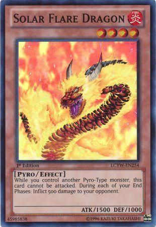 Solar Flare Dragon | Legendary Collection 3: Yugi's World Mega Pack | LCYW-EN254 | Super Rare | 1st