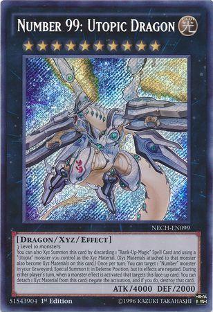 Number 99: Utopic Dragon | The New Challengers | NECH-EN099 | Secret Rare | 1st
