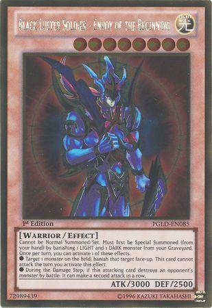 Black Luster Soldier - Envoy of the Beginning | Premium Gold | PGLD-EN085 | Gold Rare | 1st