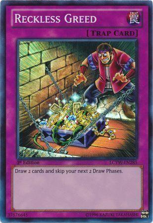 Reckless Greed | Legendary Collection 3: Yugi's World Mega Pack | LCYW-EN285 | Super Rare | 1st