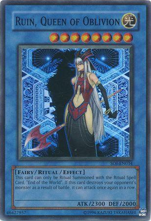 Ruin, Queen of Oblivion | Shadow of Infinity | SOI-EN034 | Super Rare Ultimate Rare