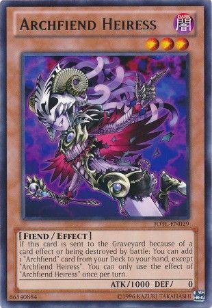 Archfiend Heiress | Judgment of the Light | JOTL-EN029 | Rare