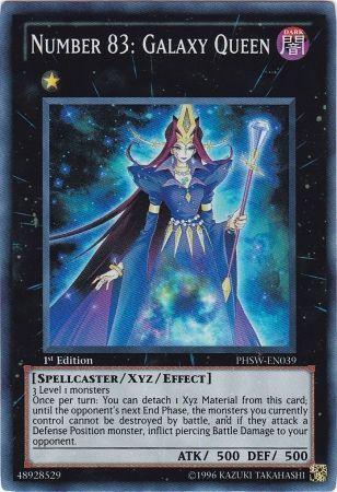 Number 83: Galaxy Queen | Photon Shockwave | PHSW-EN039 | Super Rare | 1st