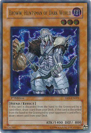 Broww, Huntsman of Dark World | Elemental Energy | EEN-EN021 | Ultimate Rare | 1st