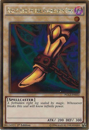 Right Leg of the Forbidden One | Premium Gold: Return of the Bling | PGL2-EN022 | Gold Rare | 1st