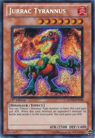 Jurrac Tyrannus | Hidden Arsenal 2 | HA02-EN038 | Secret Rare | 1st