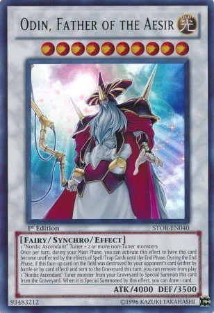 Odin, Father of the Aesir | Storm of Ragnarok | STOR-EN040 | Ultra Rare | 1st