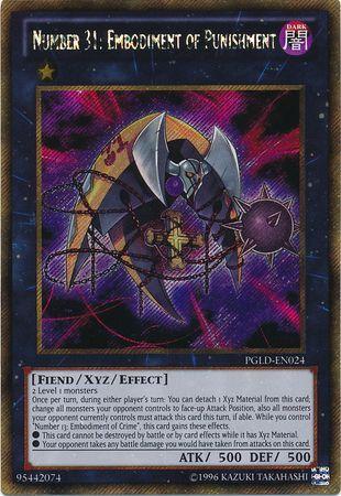 Number 31: Embodiment of Punishment | Premium Gold | PGLD-EN024 | Gold Secret Rare