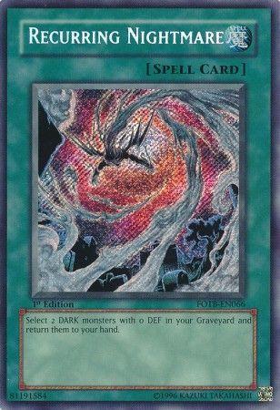 Recurring Nightmare | Force of the Breaker | FOTB-EN066 | Secret Rare | 1st
