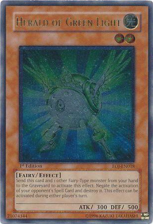 Herald of Green Light | Enemy of Justice | EOJ-EN018 | Ultimate Rare | 1st