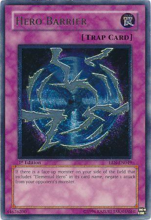 Hero Barrier | Elemental Energy | EEN-EN049 | Ultimate Rare | 1st