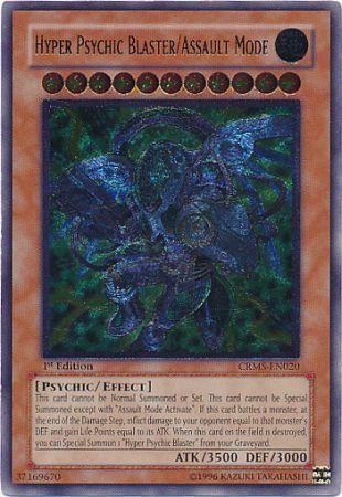 Hyper Psychic Blaster/Assault Mode | Crimson Crisis | CRMS-EN020 | Ultimate Rare | 1st